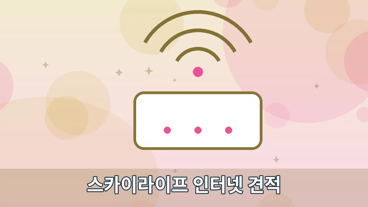 스카이라이프 인터넷 견적 안내 이미지 2