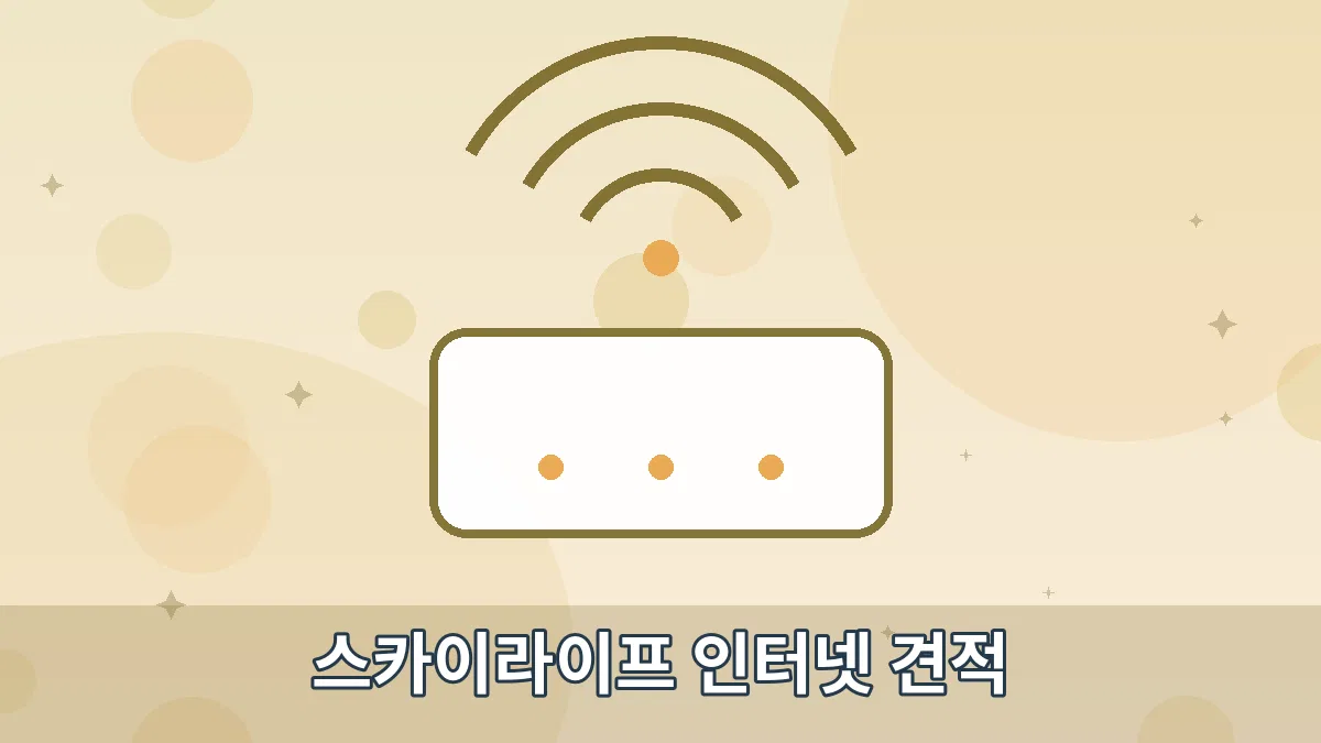 스카이라이프 인터넷 견적 안내 이미지 4